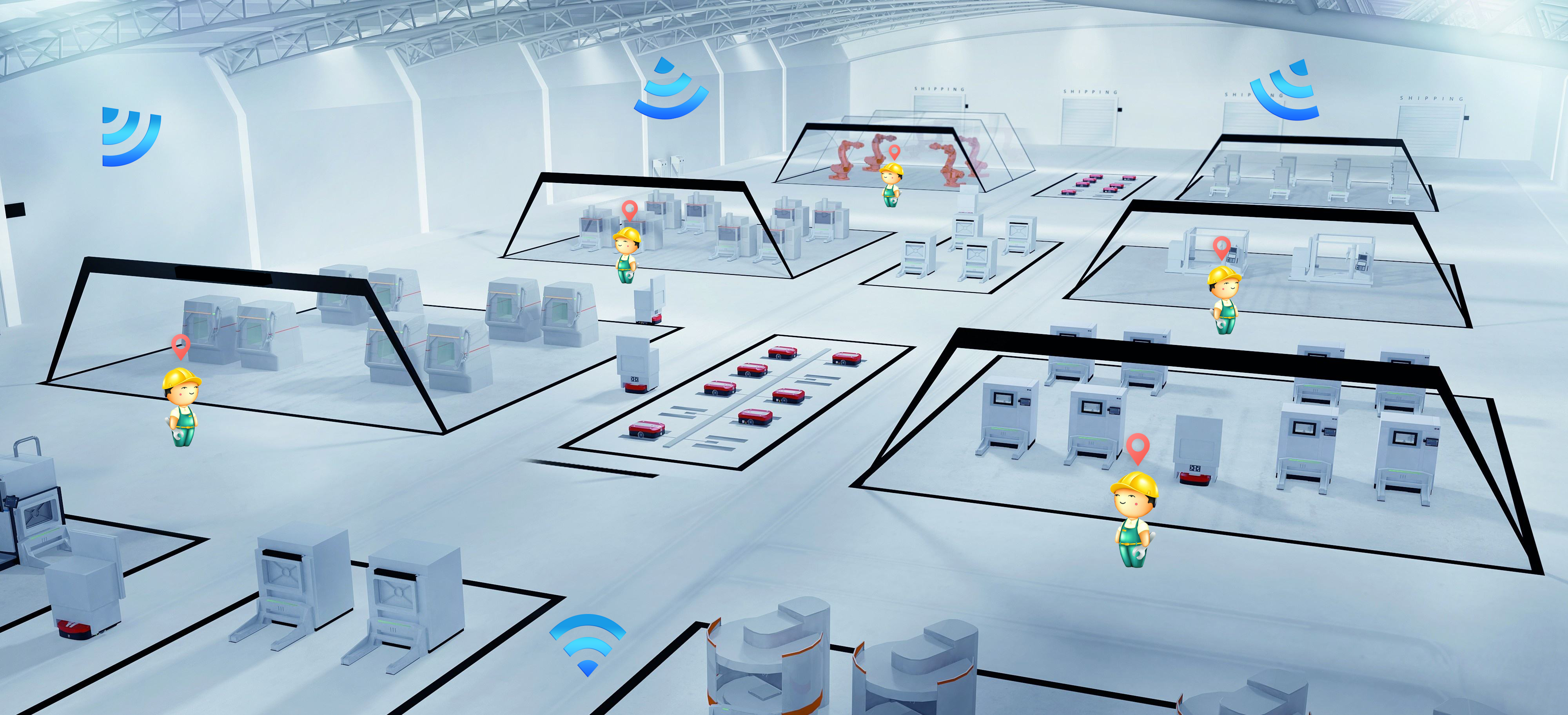 智慧工厂UWB室内人员定位全方位解决方案